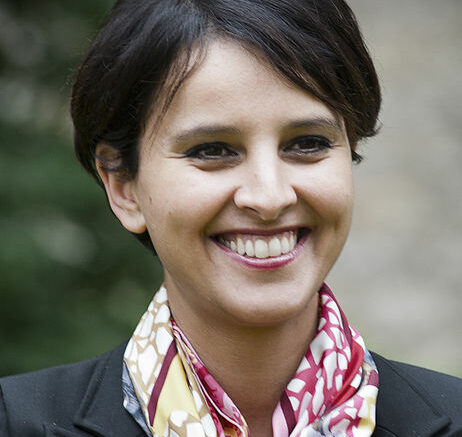 Potrait_Najat_Vallaud-Belkacem.jpg: Benjamin Geminelderivative work: Flappiefh, CC BY 2.0 , via Wikimedia Commons