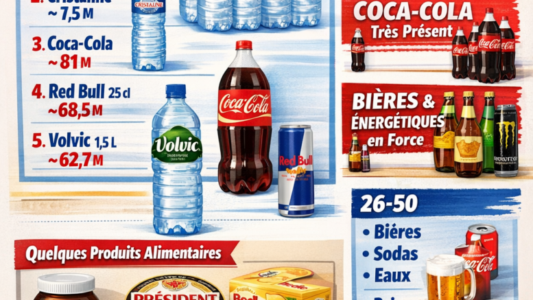 50 produits les plus vendus en 2025